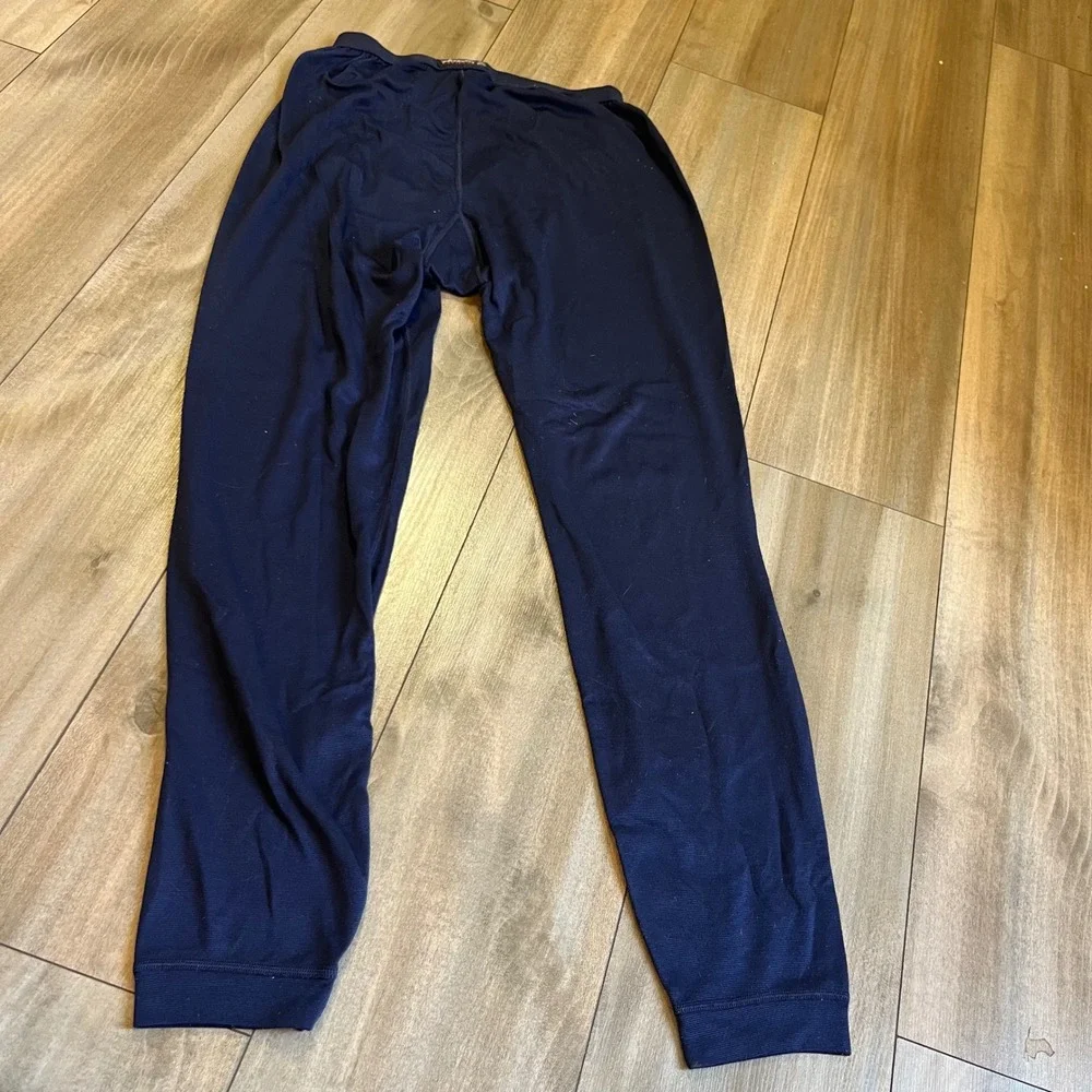 Patagonia Capilene Mens Large Navy Blue Base‎ Layer Pants Made in USA Bin J-202